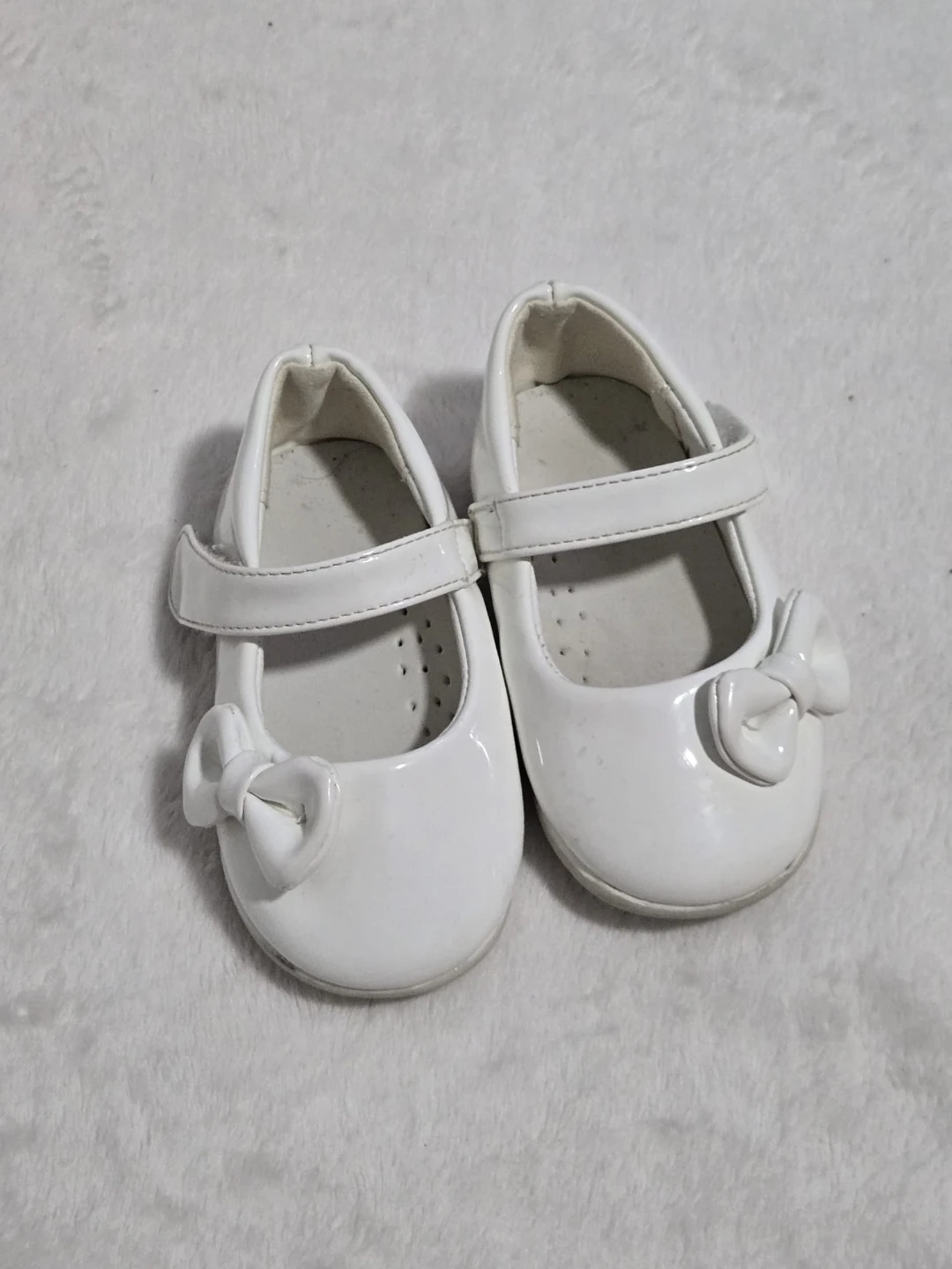 White Mary Jane Toddler Shoes