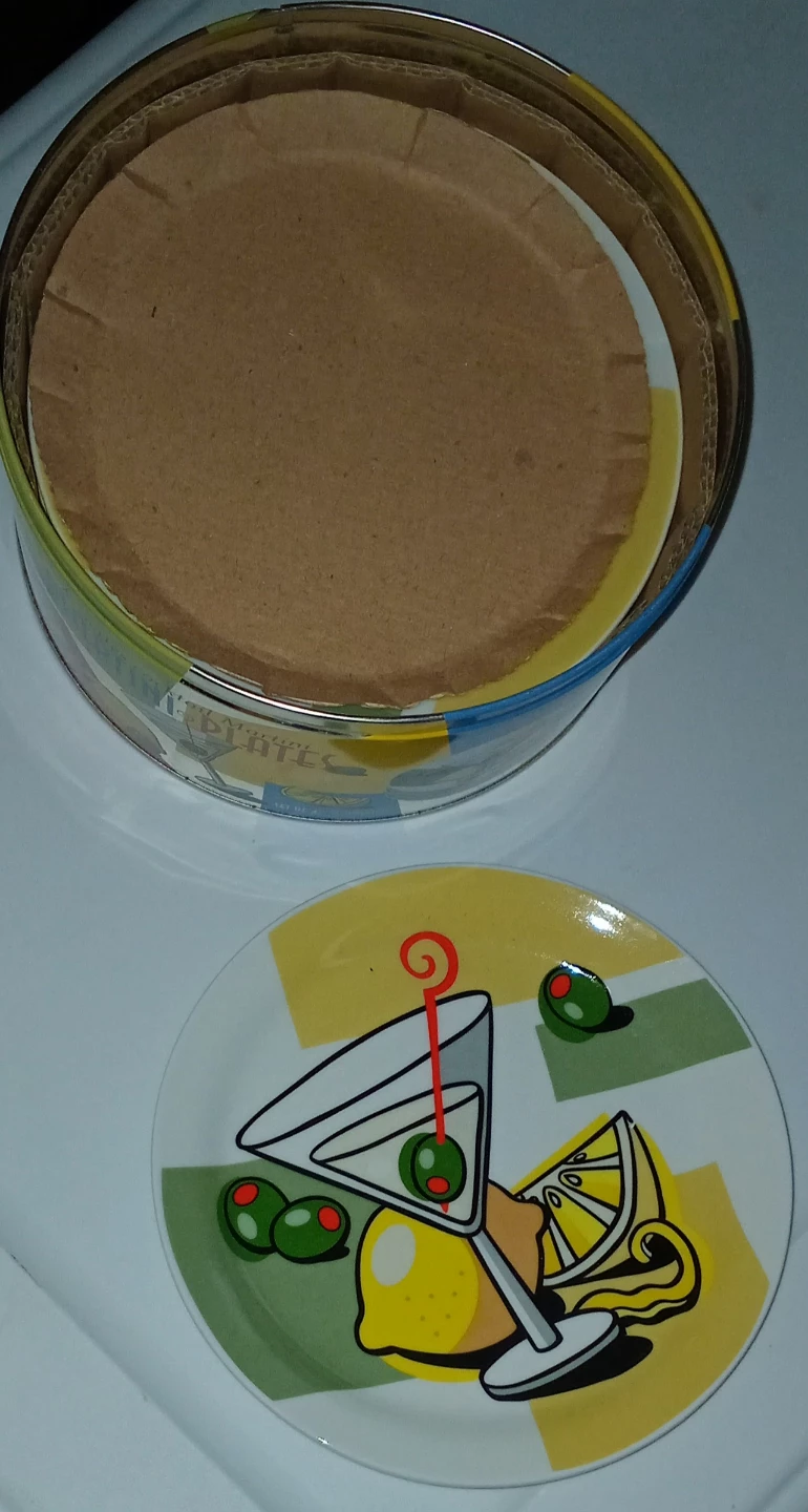 GIFT Martini Cocktail Plates Set of 4 - photo 3