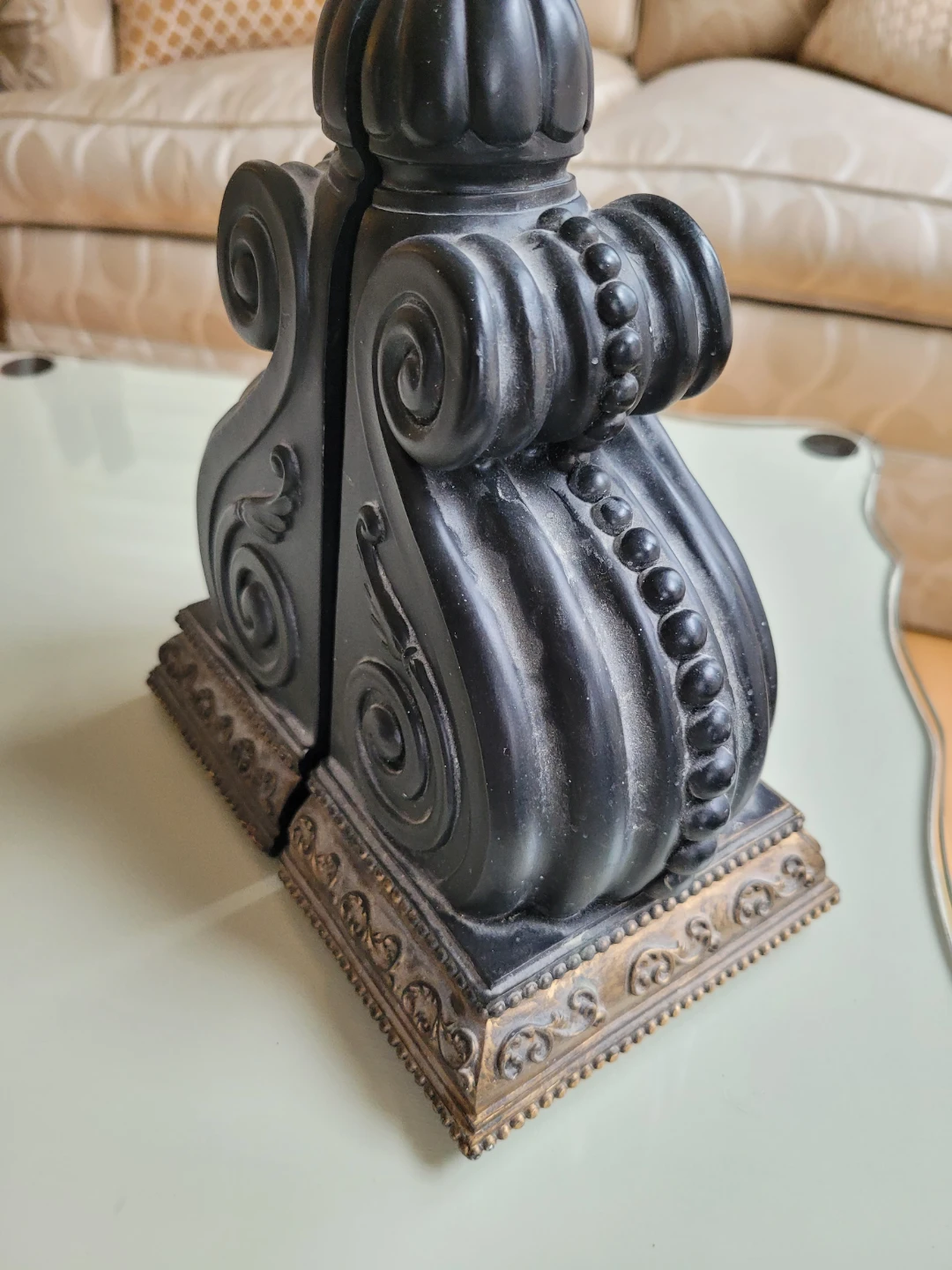 Set of 2 Vintage Black Decorative Bookends - photo 3