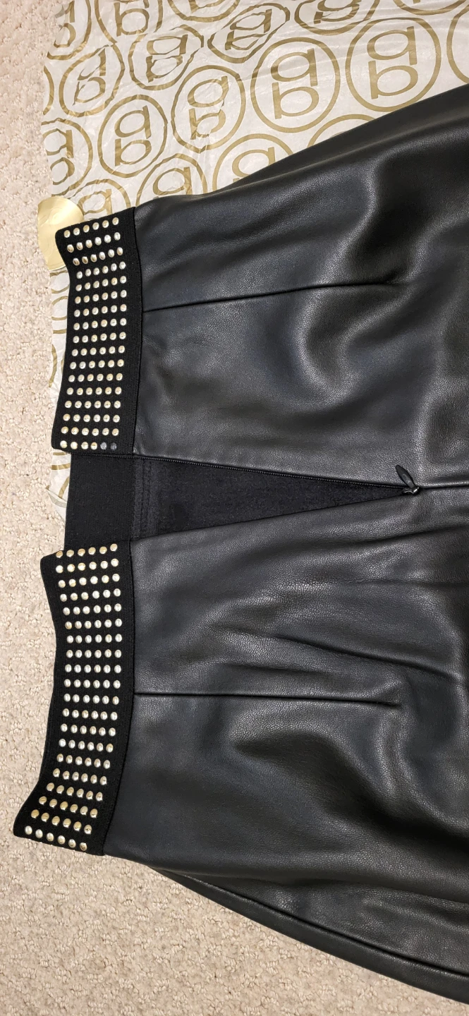 Zara faux leather (pleather) skirts size XS 24 - photo 4