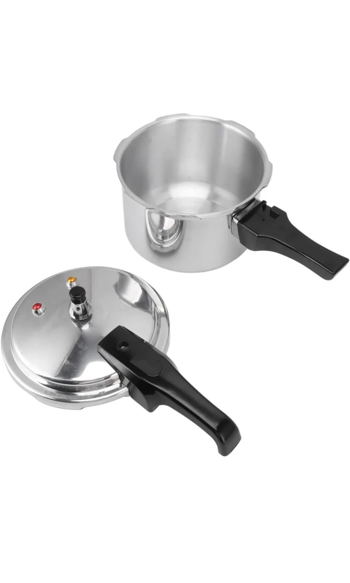 Stainless Steel Pressure Cooker 7.1 inch Diameter - photo 4