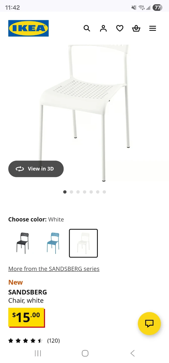 Ikea White Chairs