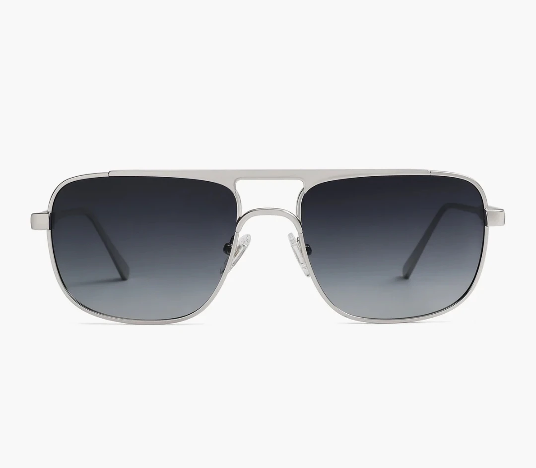 Aviator Style Sunglasses Polarized UV400 Unisex, Gray