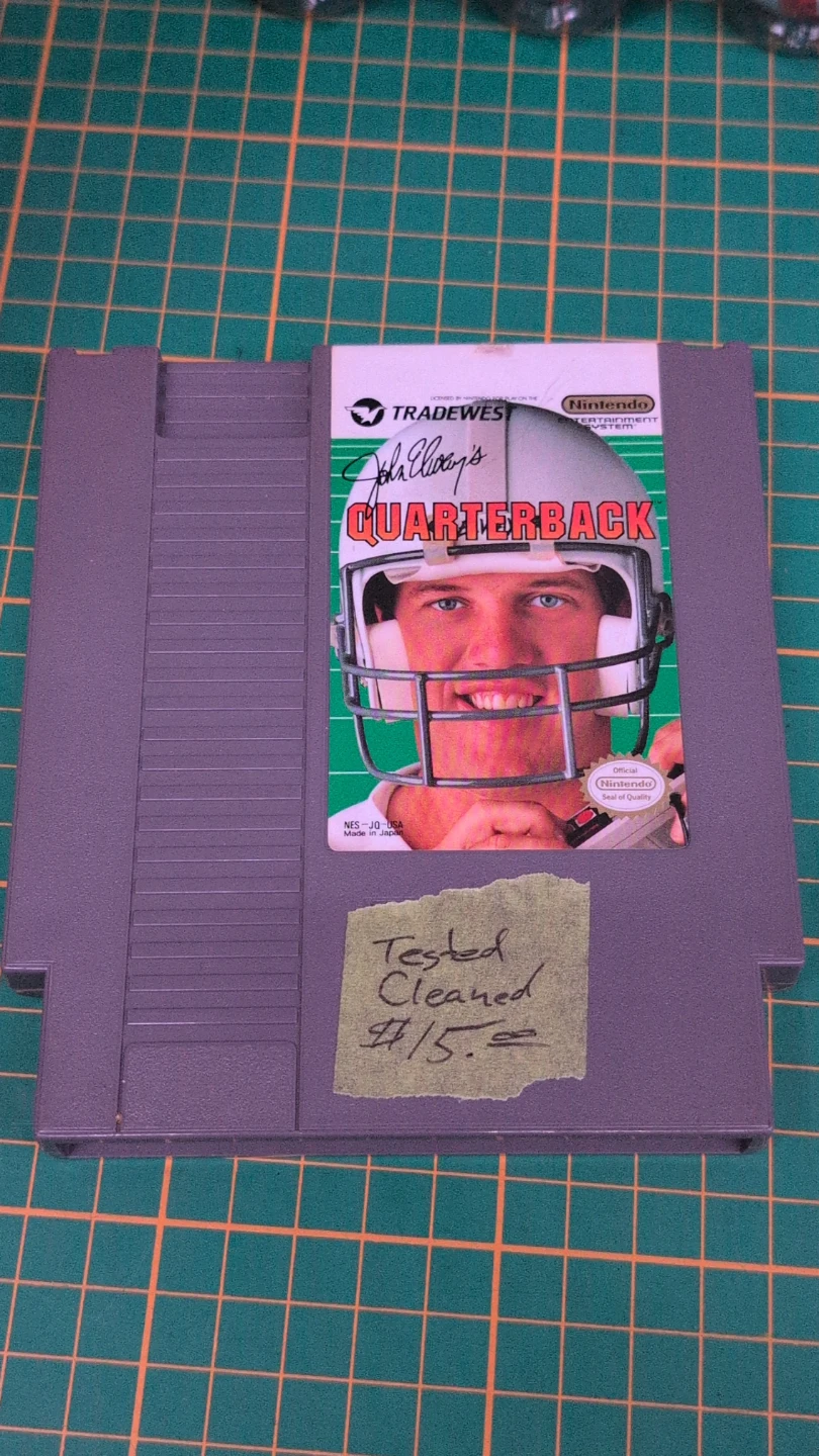 John Elway's Quarterback NES Nintendo Game Cartridge