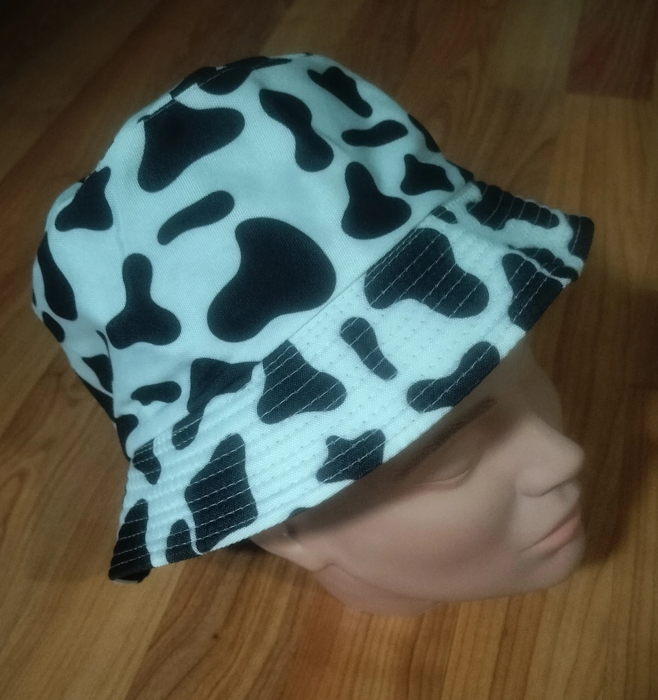 Cow Print Reversible Bucket Hat
