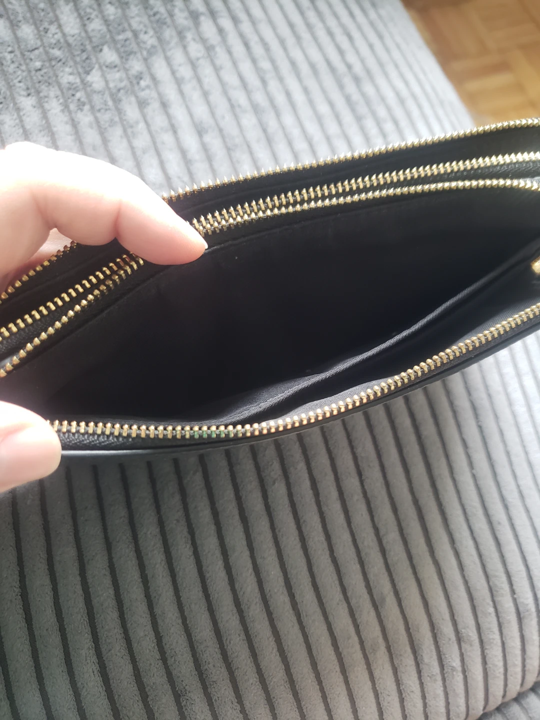 Brand New COACH Black Leather Wristlet Wallet - photo 5