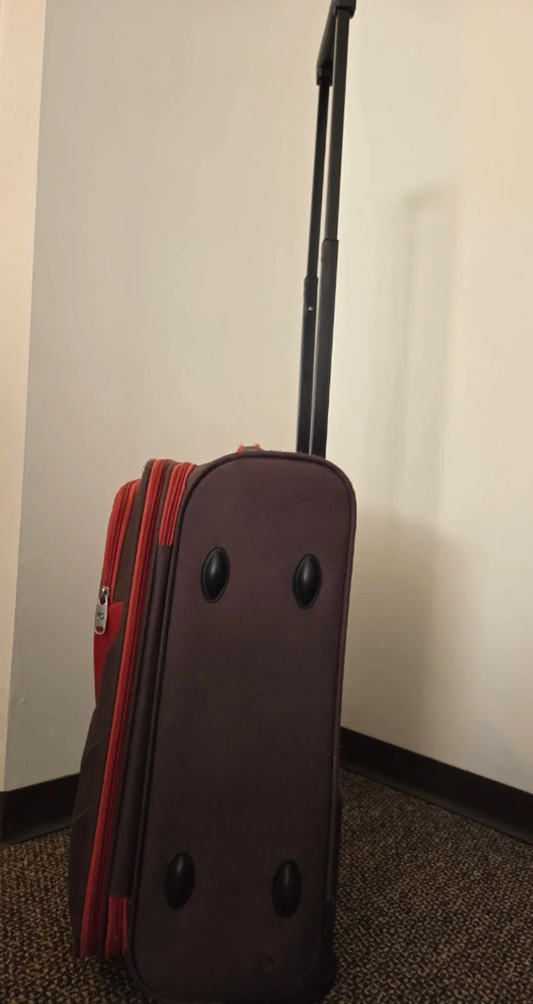 Brown and Red Carry-On - photo 5