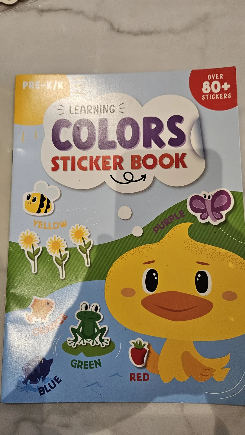 Learning Colours Sticker Book for Pre-K/K