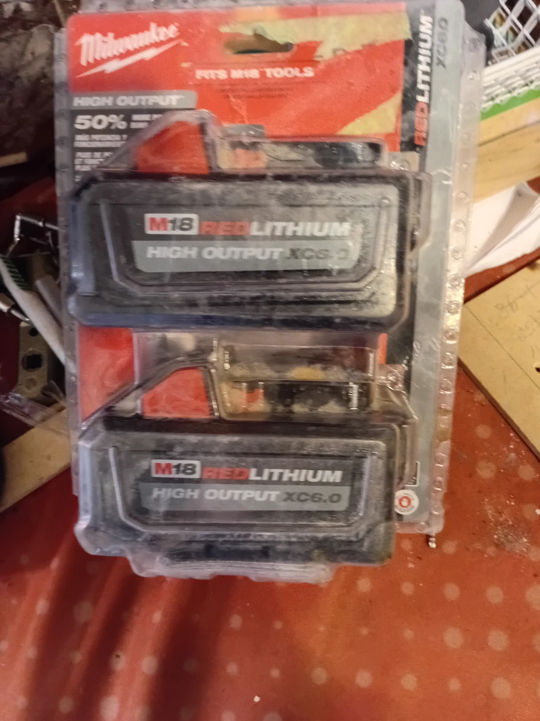 Milwaukee M18 REDLITHIUM HIGH OUTPUT XC6.0 Batteries (2-Pack)