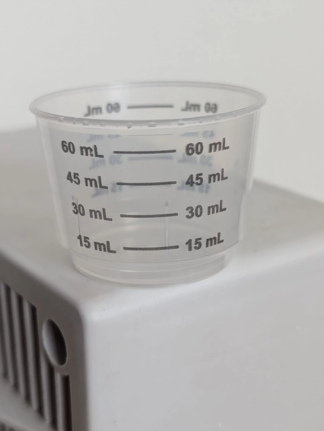 Clear Plastic Measuring Cup 60 mL