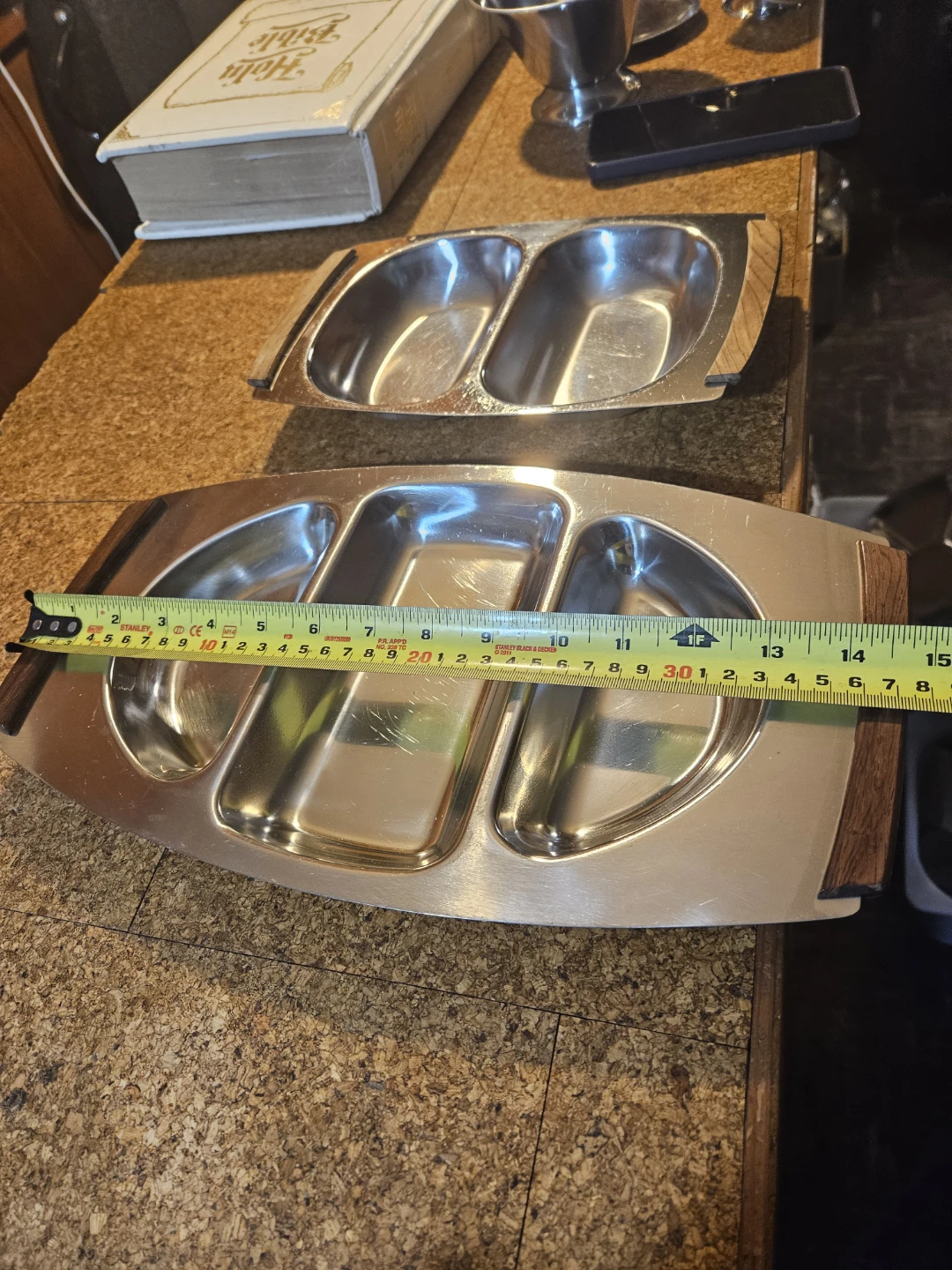 Set of 3 Divided Serving Trays - photo 5