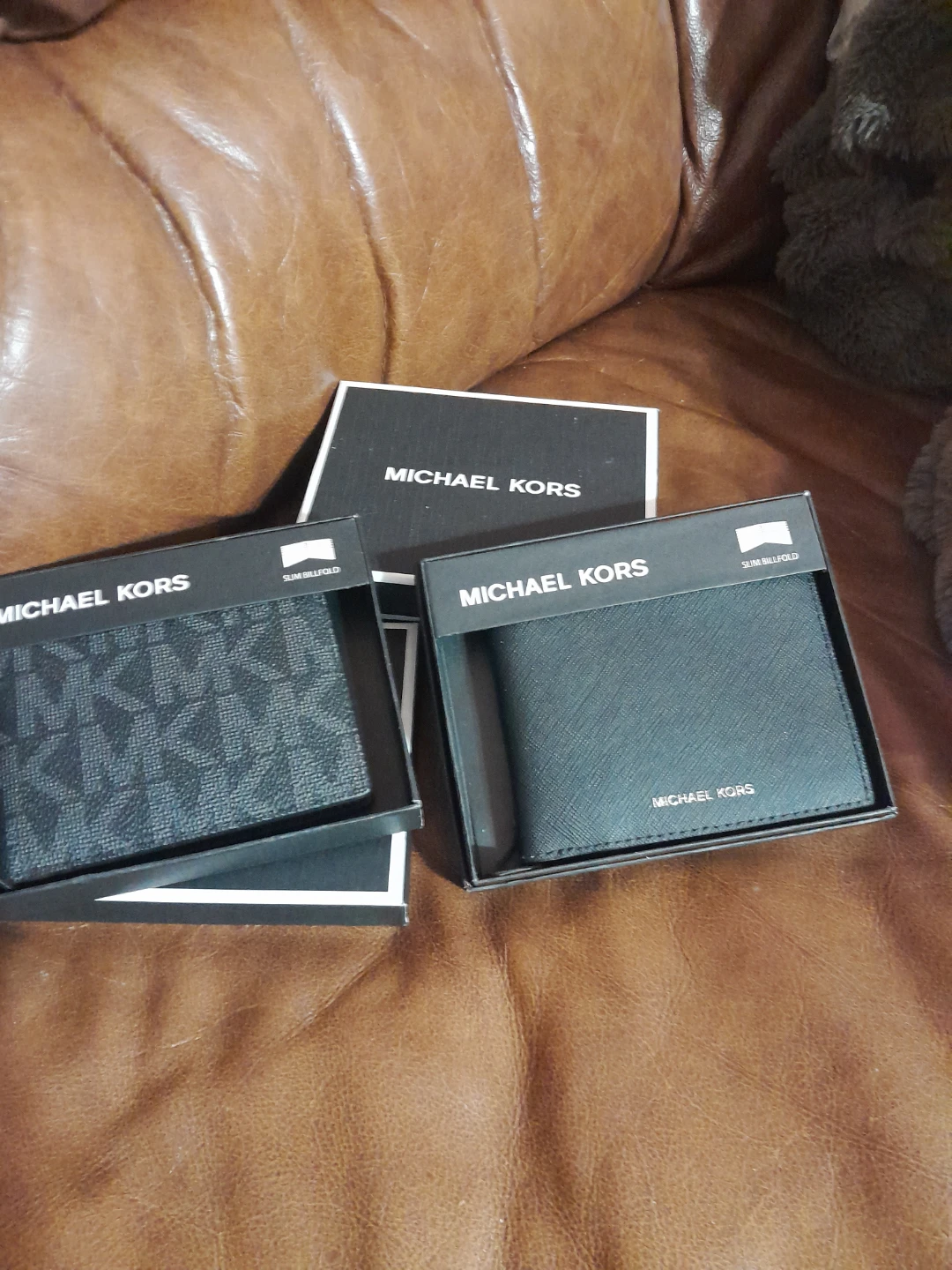 Michael Kors Slim Billfold Wallets  Black - photo 3