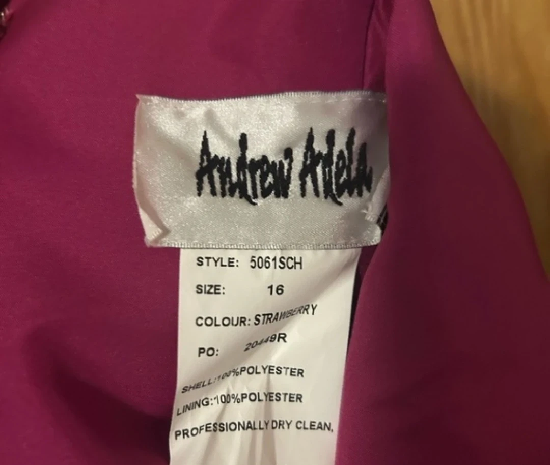 Andrew Adela Formal Dress Size 12/13  *Pls read description - photo 4