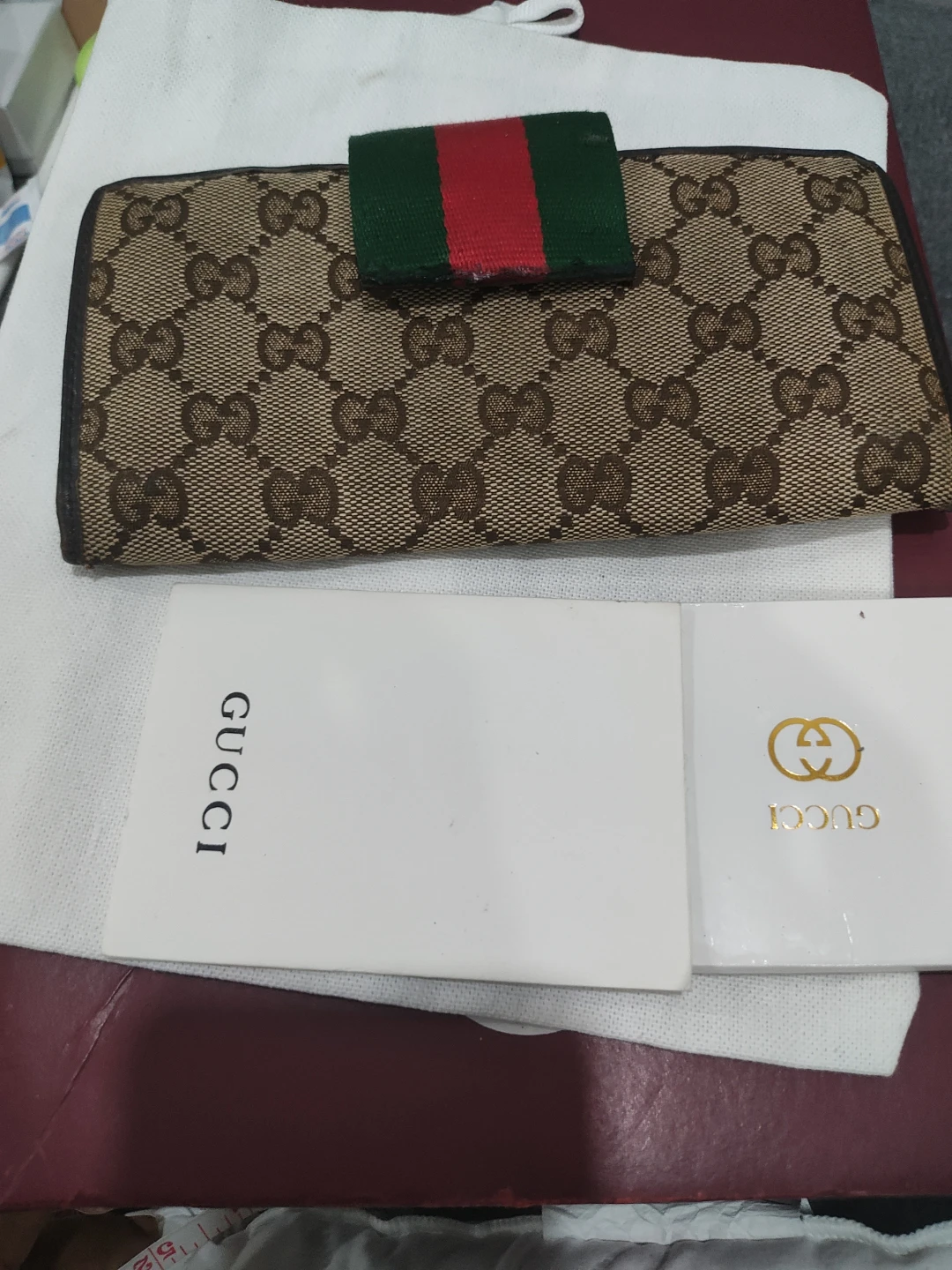 Gucci GG Monogram Canvas Wallet
