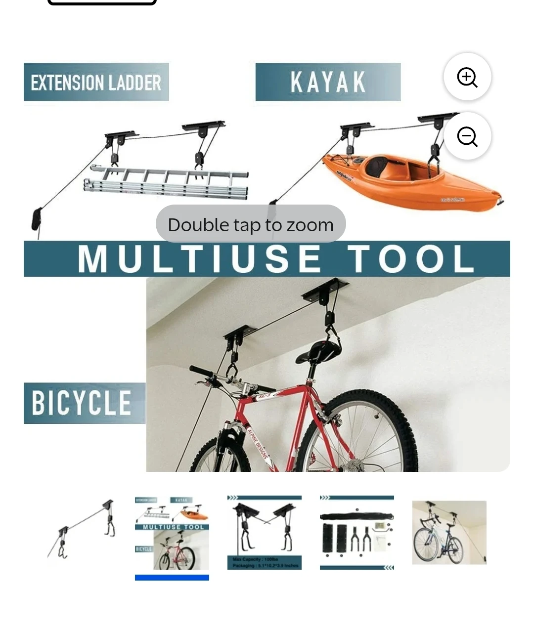 CYKELLIFT Bike Lift Ceiling Hoist