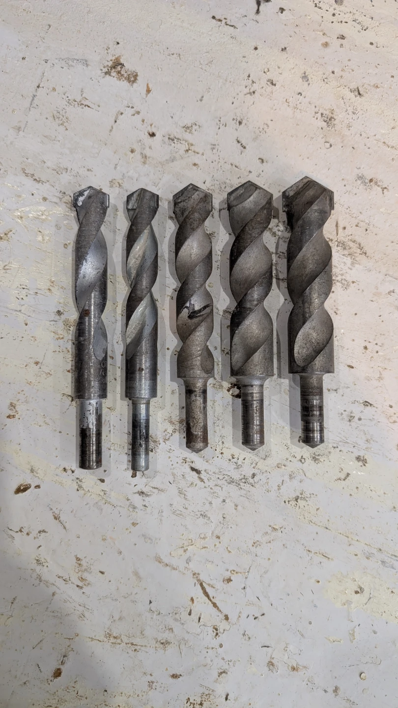 Lot of 5 Masonry Drill Bits