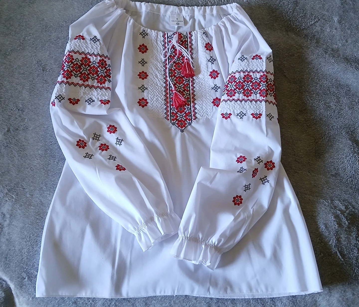 GalyChanka Embroidered Blouse - Size S - photo 2