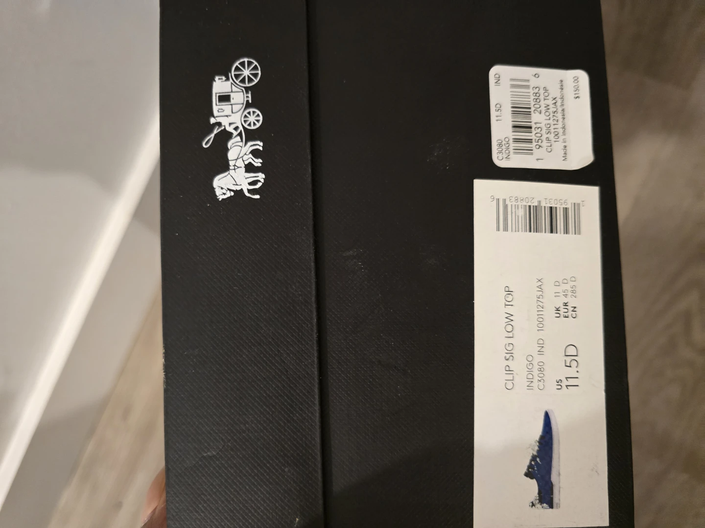 Coach Clip Sig Low Top Sneakers Blue - photo 2