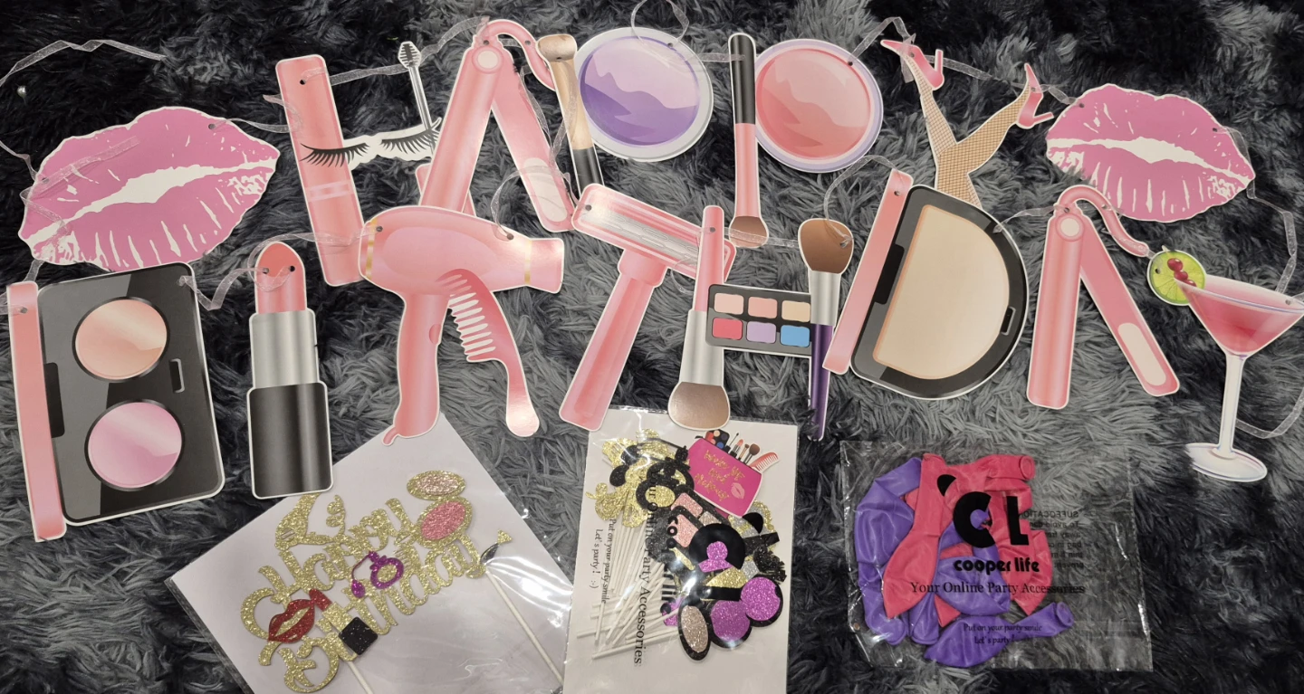 BIRTHDAY KIT DECOR - Makeup Theme