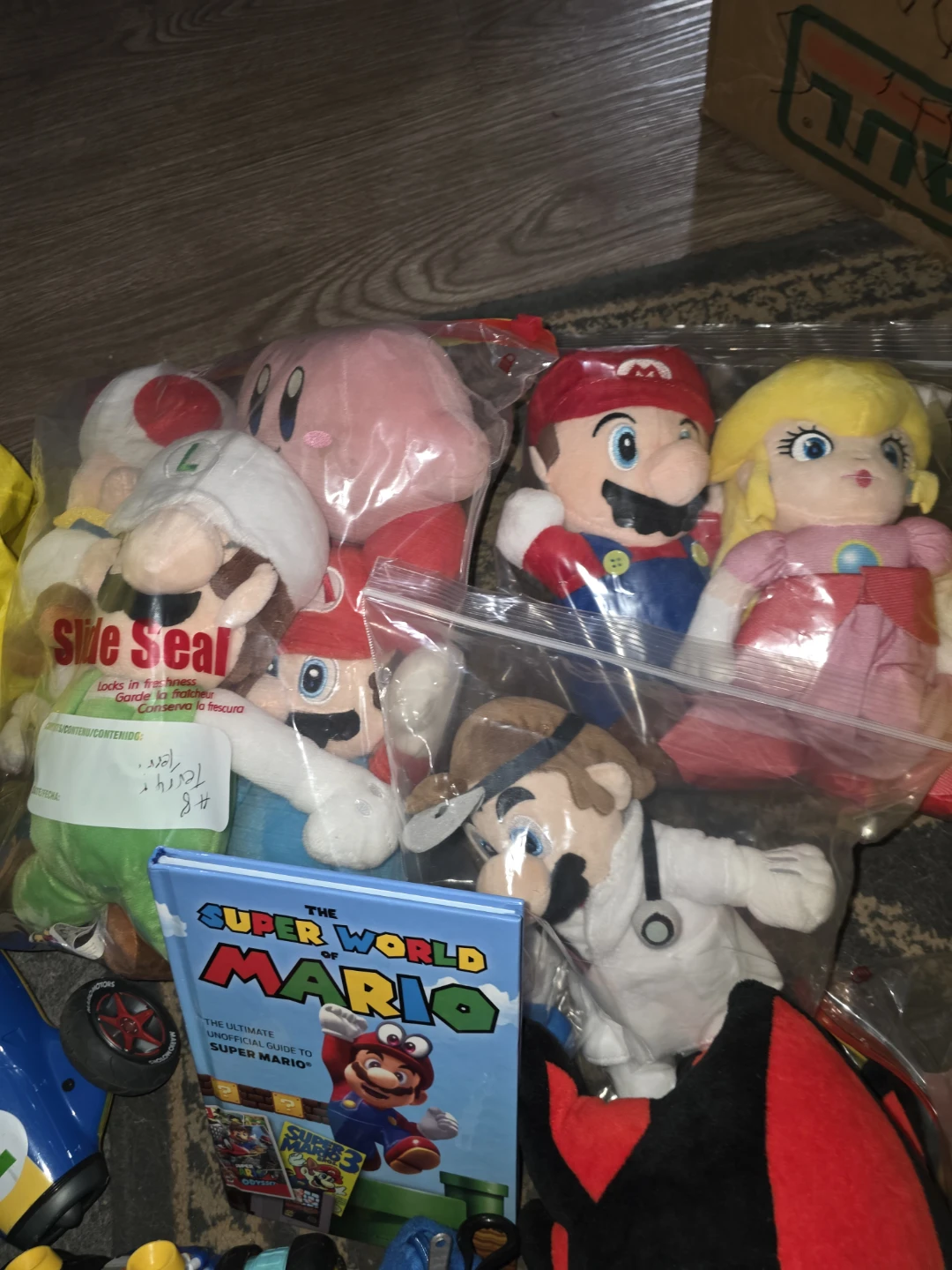 Nintendo Super Mario and Sonic Plush Toy & Book Bundle