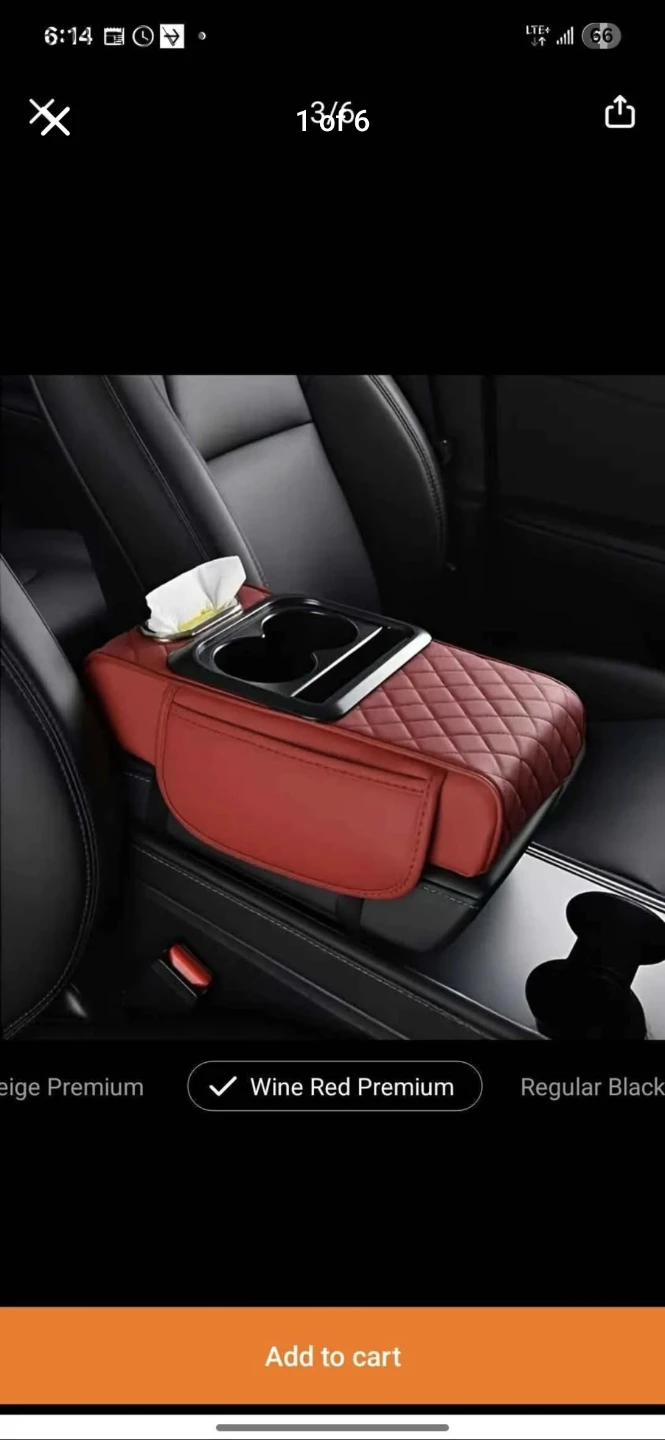 Car Seat Organizer Console with Cup Holders and Storage - photo 2