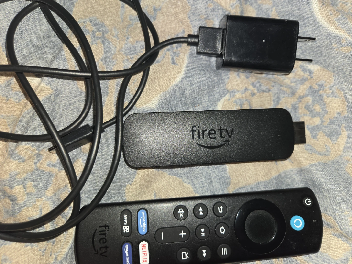 Amazon Fire TV Stick with Remote and Power Adapter