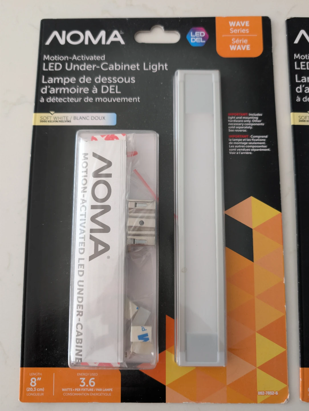 NOMA Motion-Activated LED Under-Cabinet Light - 8" - photo 3
