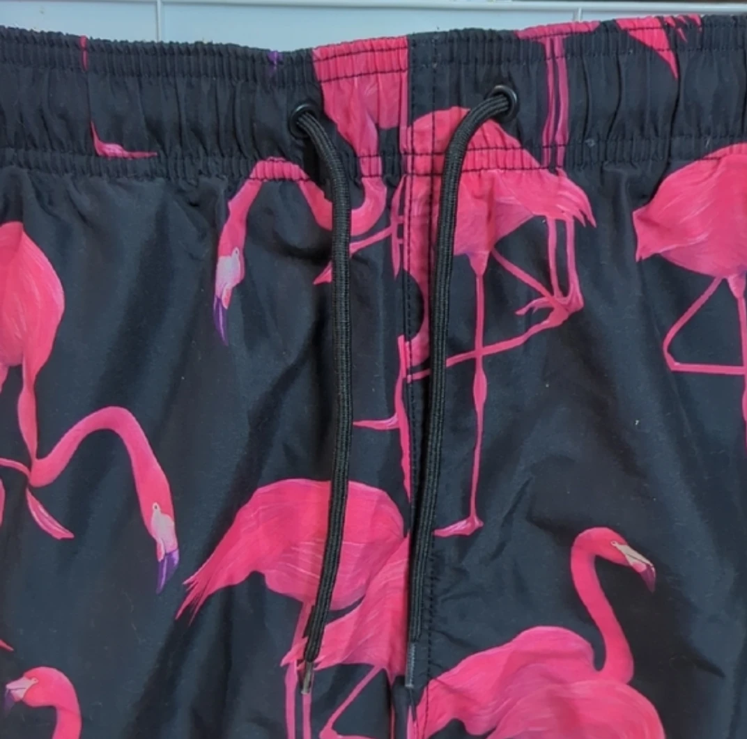 H&M Flamingo Swim Trunks Shorts Size S - photo 2