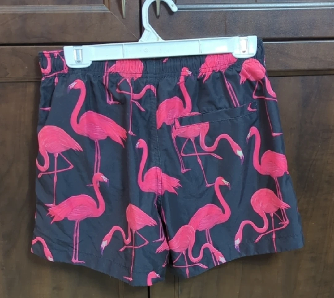 H&M Flamingo Swim Trunks Shorts Size S - photo 3