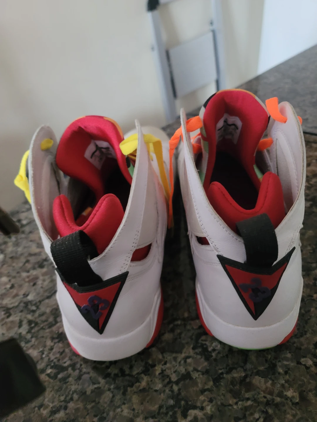Air Jordan 7 Retro Sneakers 304775-125 'Hare' - photo 4