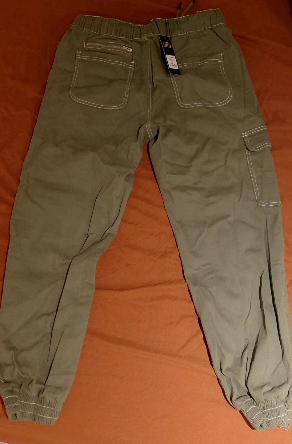 Olive Cargo Joggers - Size Medium - photo 2