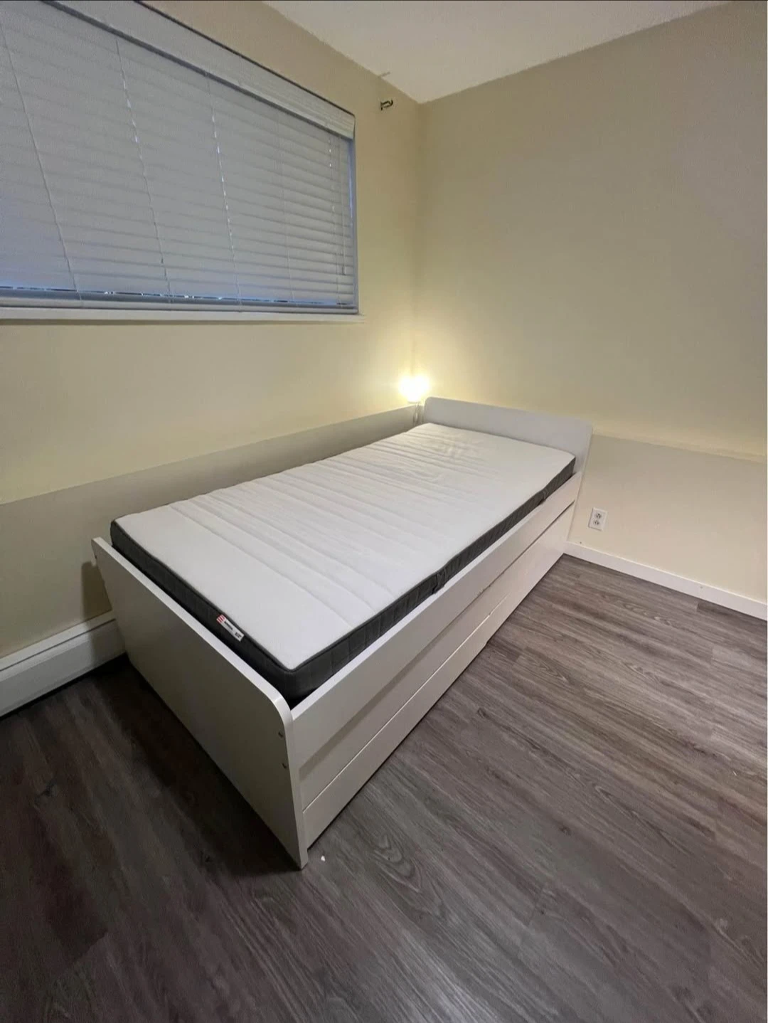IKEA SLÄKT Twin Bed Frame with Pull-out Bed and Storage - White - photo 3