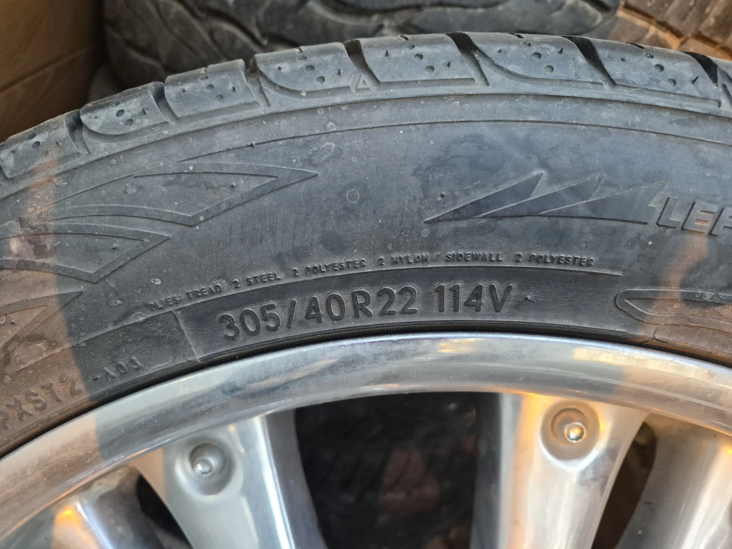 Set of 4 22 inch wheels - photo 3