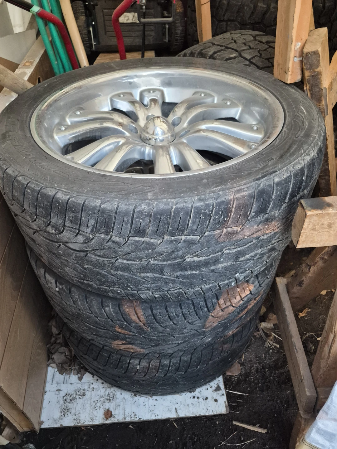Set of 4 22 inch wheels - photo 5
