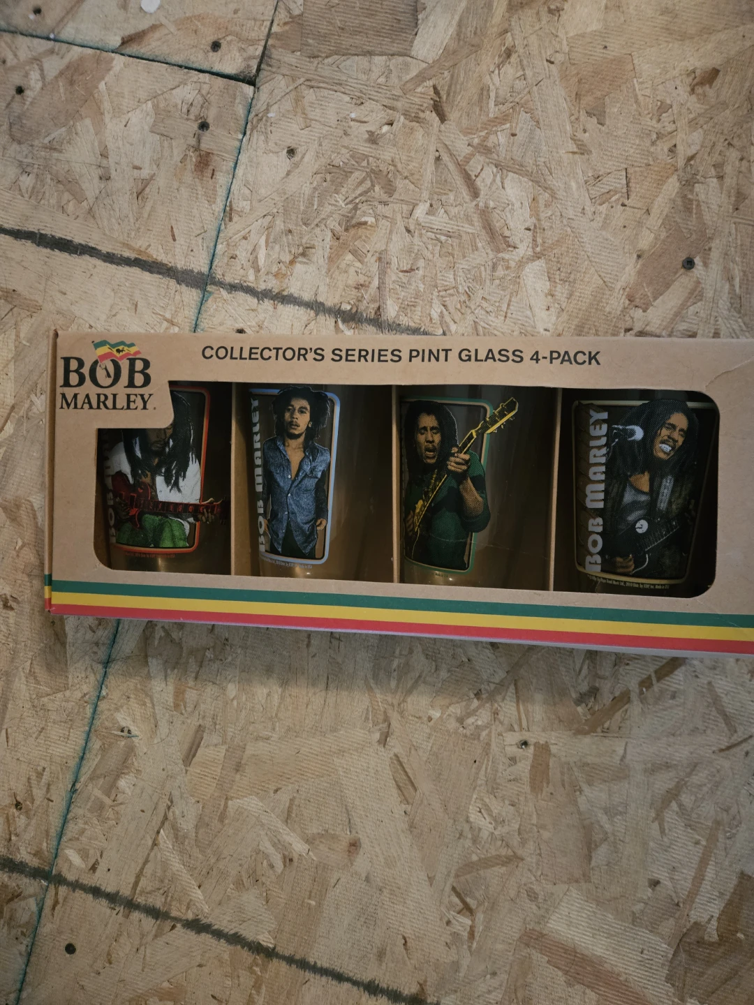 Bob Marley Collector's Series Pint Glasses - 4 Pack