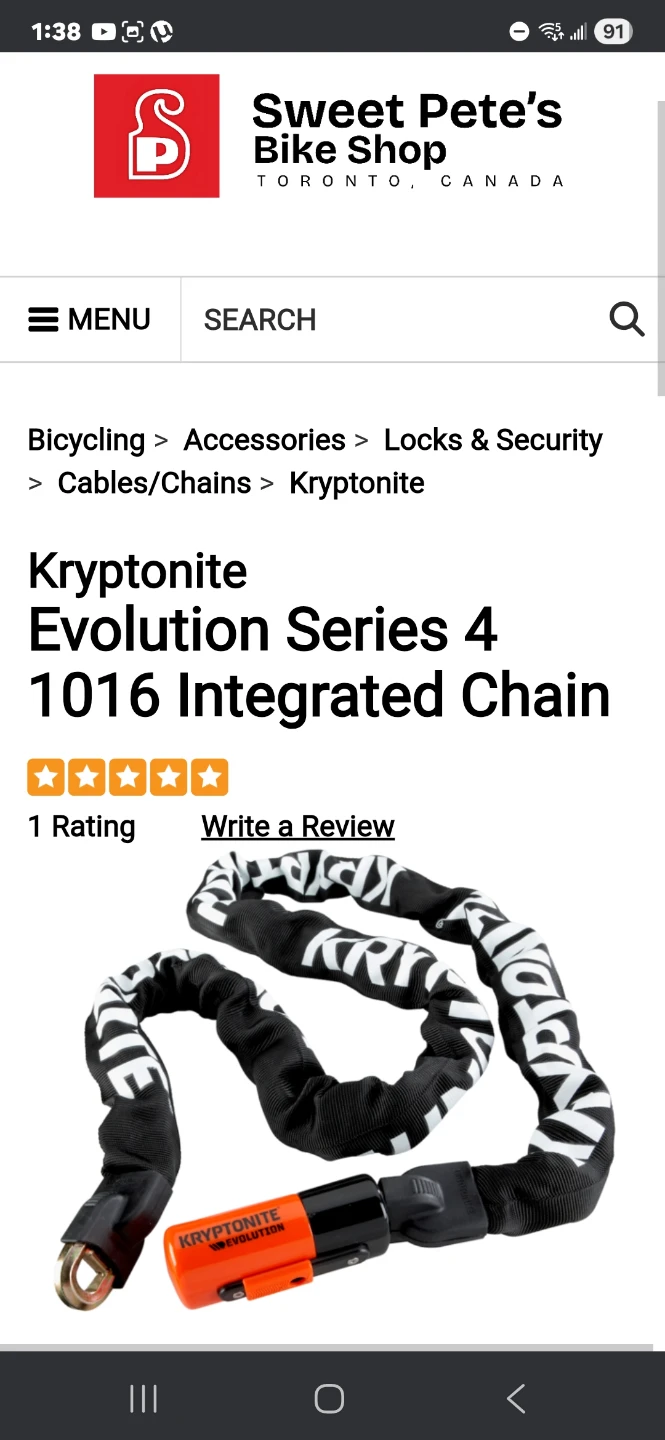Kryptonite Evolution Series 4 1016 Lock - photo 2