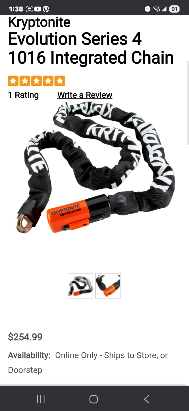 Kryptonite Evolution Series 4 1016 Lock - photo 3