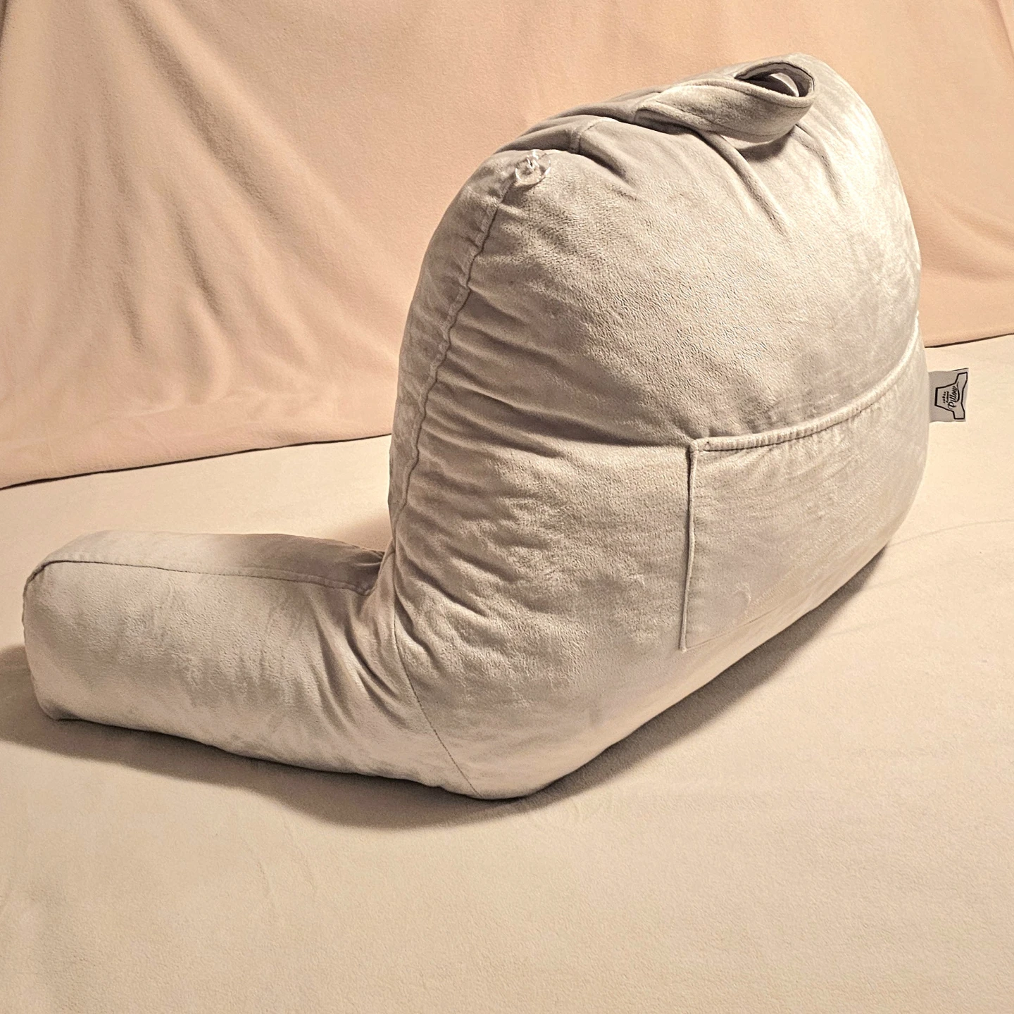 Light Grey Reading Pillow $4 - photo 3