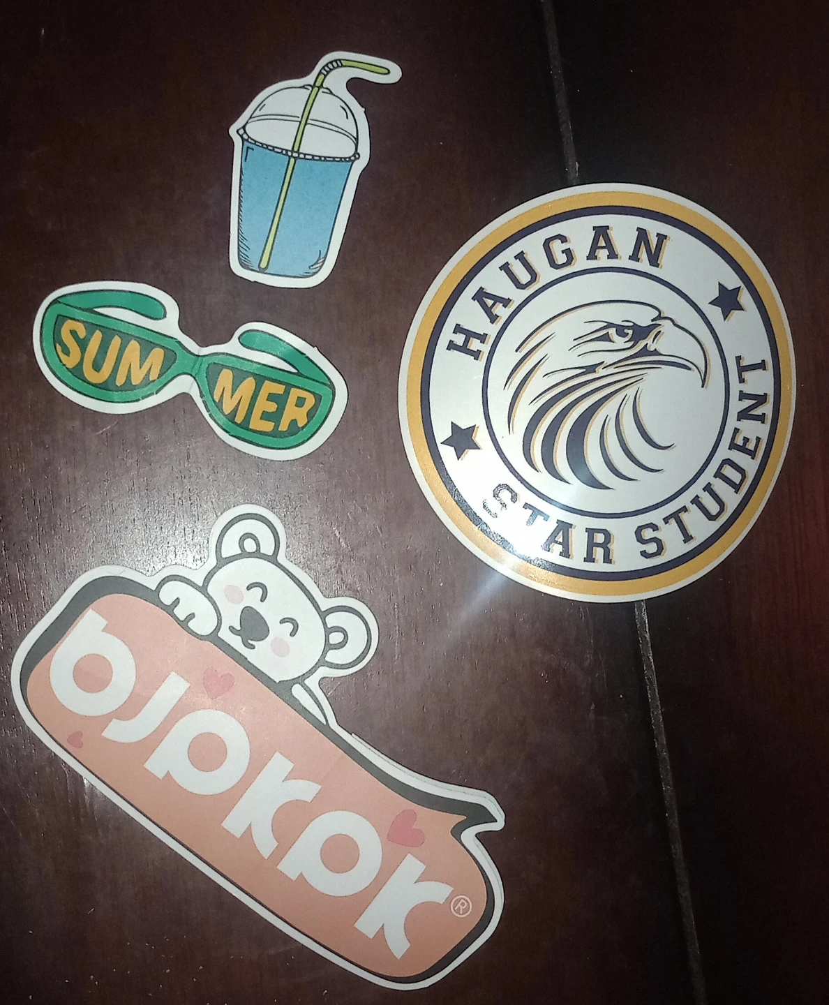 Set of 4 Assorted Stickers