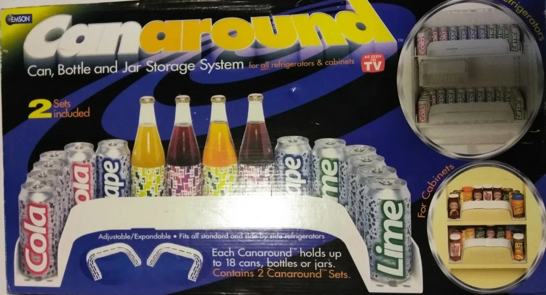 Canaround  Can, Bottle & Jar Storage System – 2 Sets