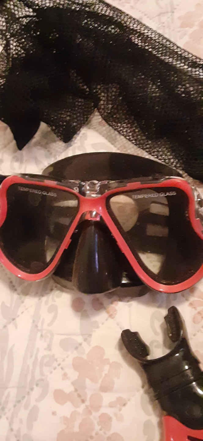 Pink Snorkel Set with Mask and Bag - photo 2