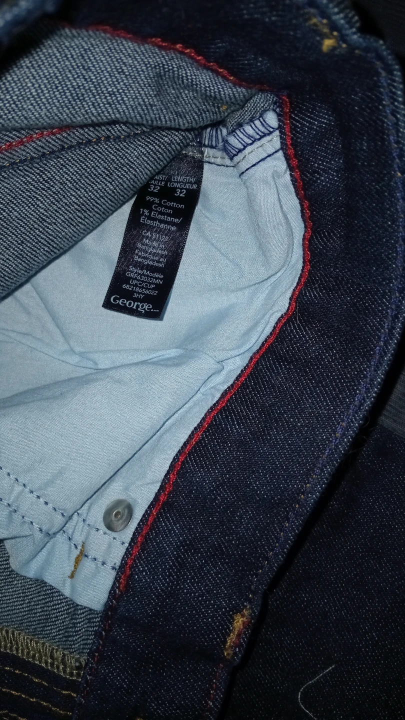 Men's George Slim Fit & L.O.G.C. Grey Corduroy Pants - photo 4