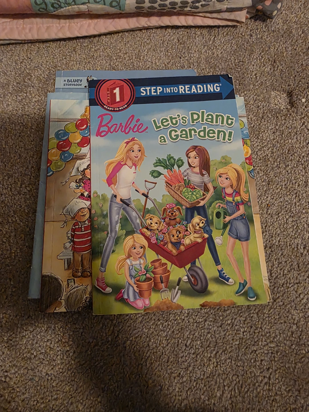 Bundle of  Kids Books: Barbie, Bluey, Kindergarten - photo 4