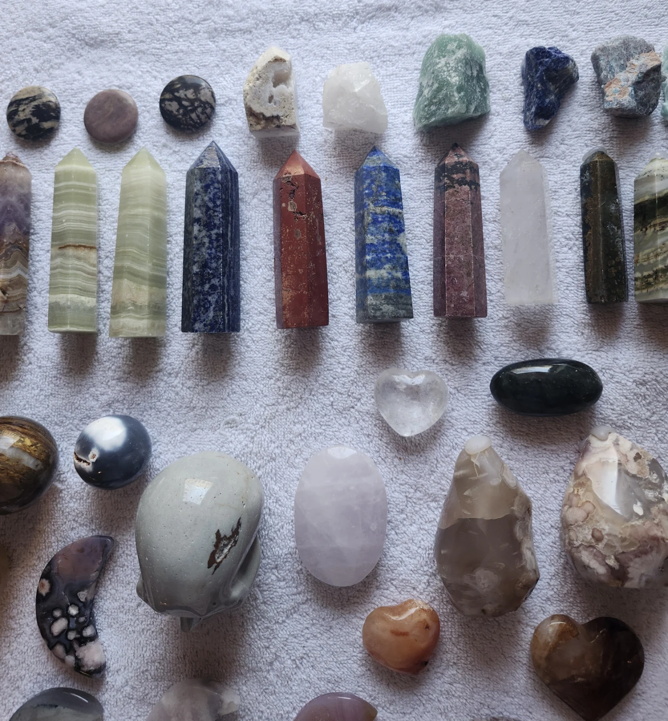 66 Crystals Towers, Hearts, Moons, Freeform and more - photo 4