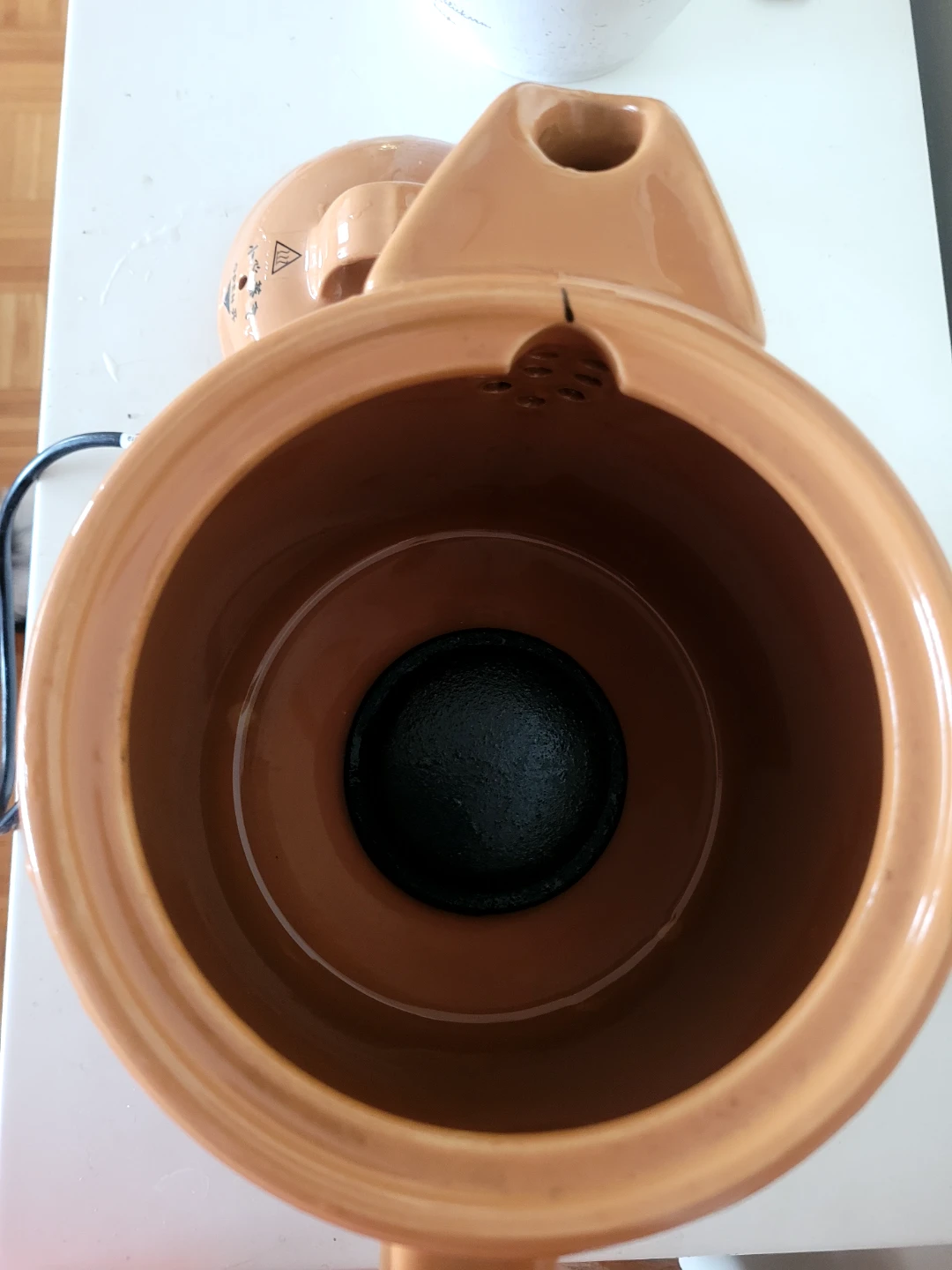 Ceramic Herbal Tea Pot with Heating Base🧡 Bingo - photo 2
