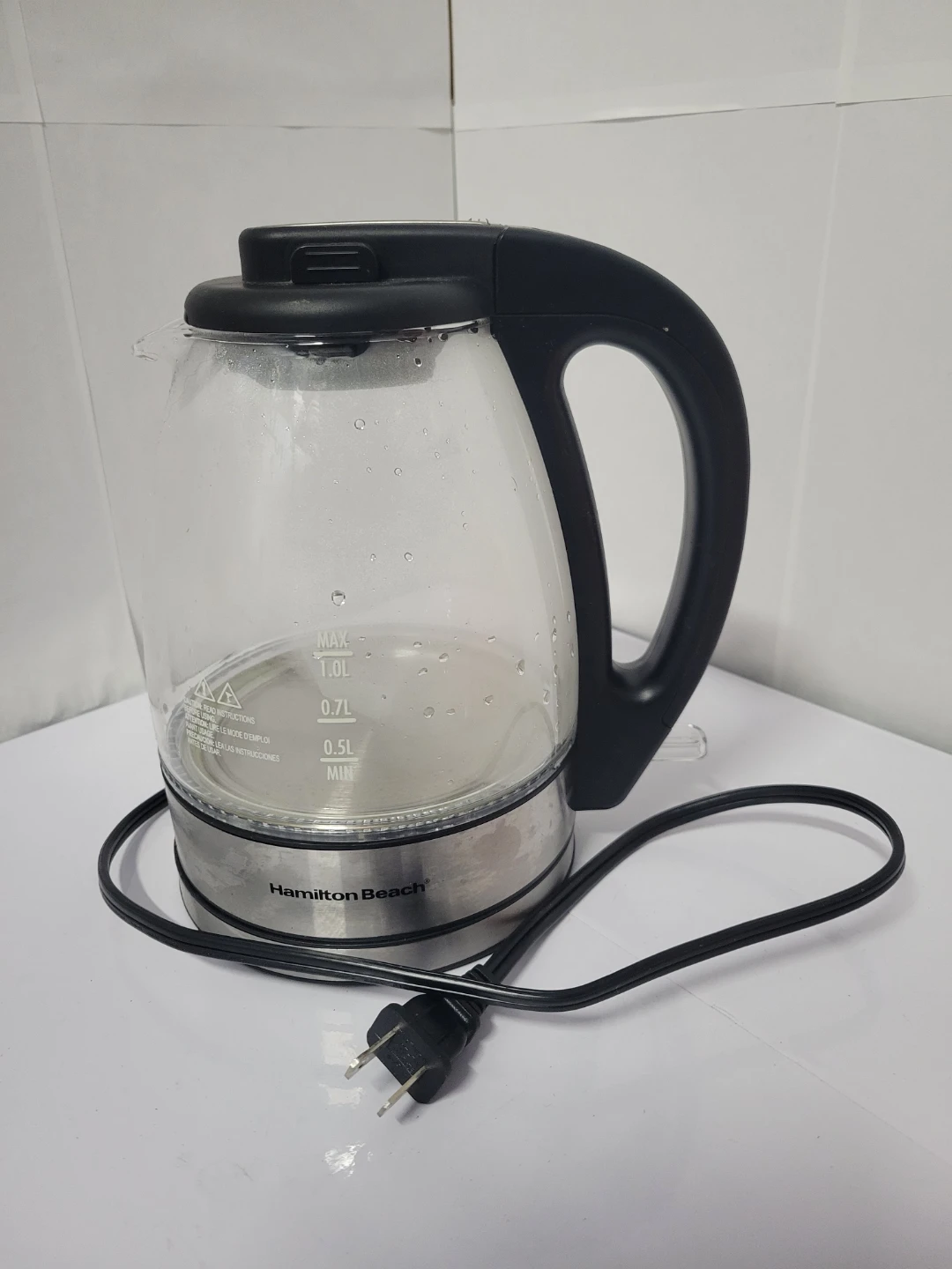 Hamilton Beach 40930 Glass Electric Kettle 1.0L - photo 2