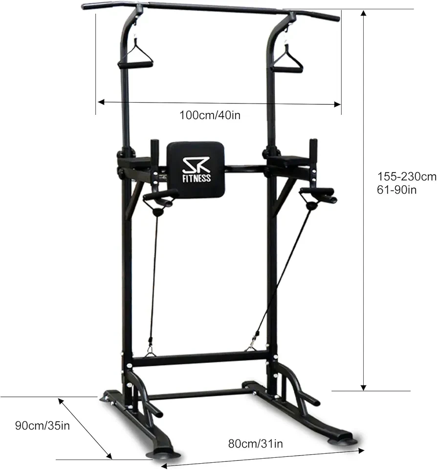 SK Fitness Power Tower Workout Station