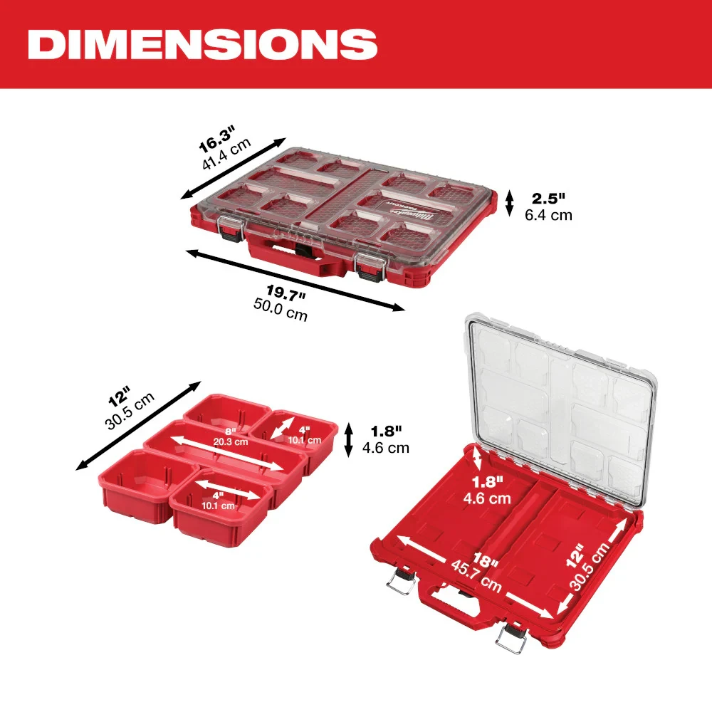 Milwaukee PACKOUT  fastener Organizer