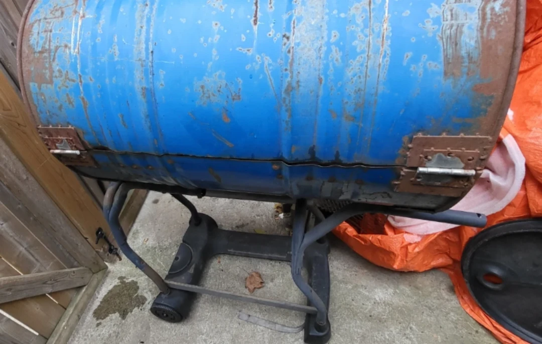Blue Barrel Smoker BBQ Grill - photo 5
