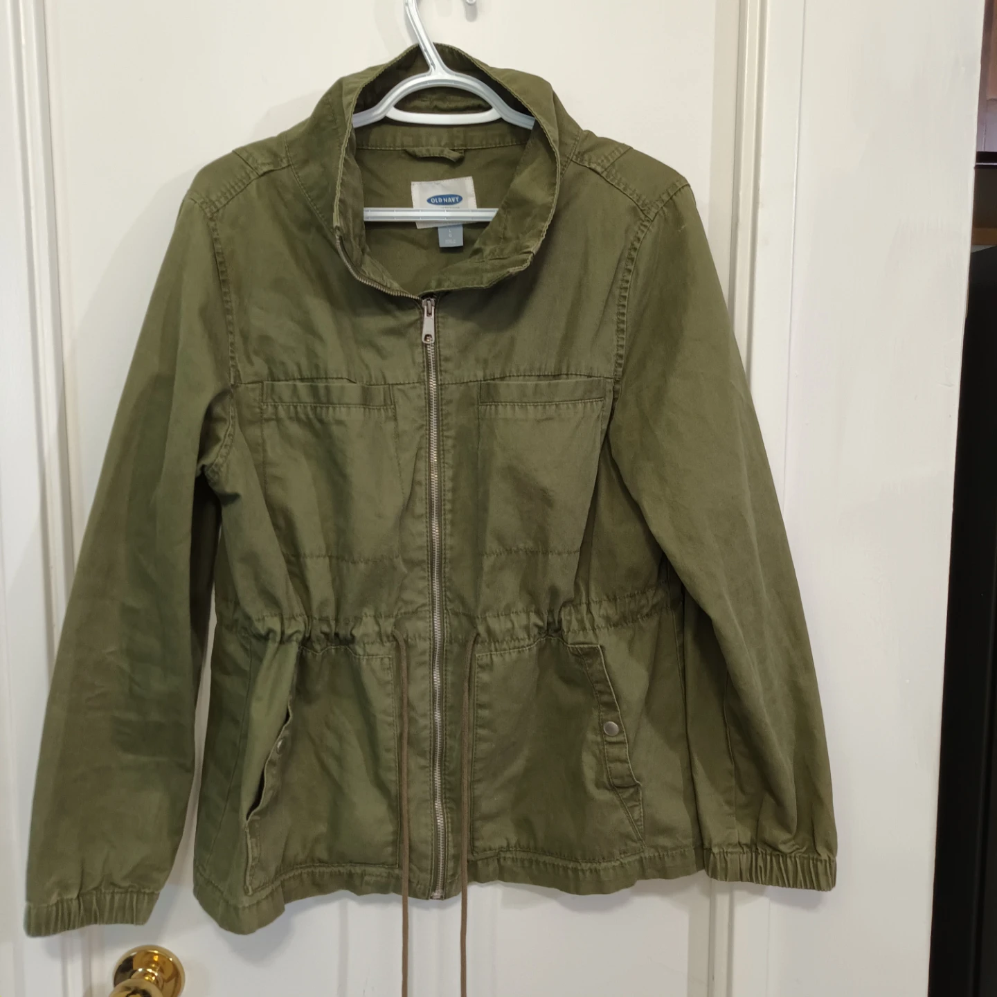 Old Navy Green Utility Jacket - Size L